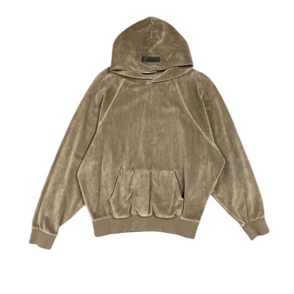 Fear of God Essentials Velour Hoodie Womens Size Small
